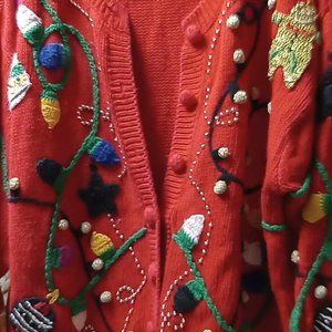 CASUAL CORNER WOMENS CARDIGAN SWEATERS SIZE  L